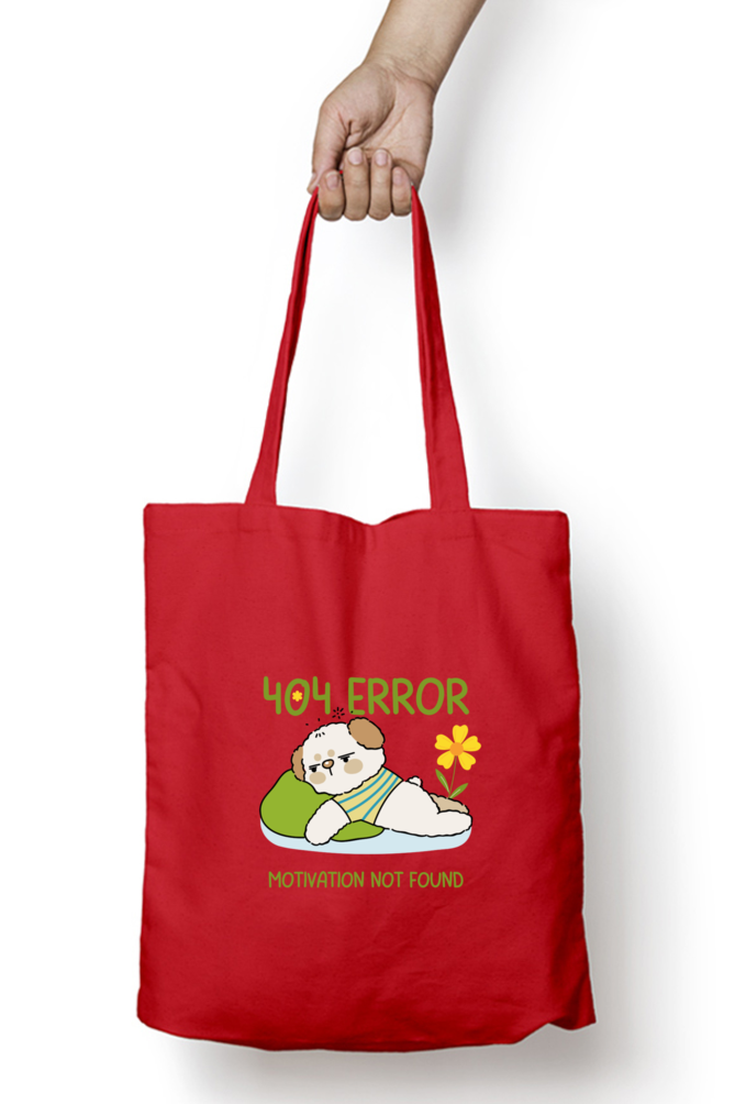 Cute Tote Zipper Bag - Motivation Not Found – Custom from Glamlittles