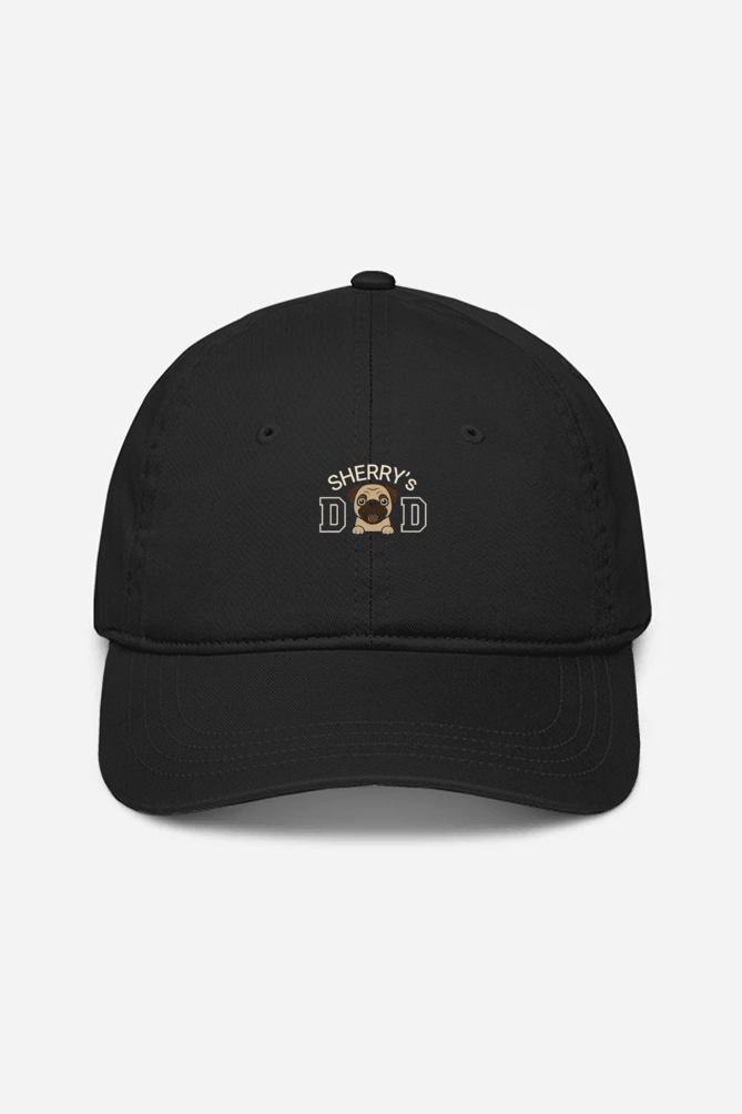 Pug Embroidered Dad Cap – Custom Dog Name Baseball Hat - Glamlittles