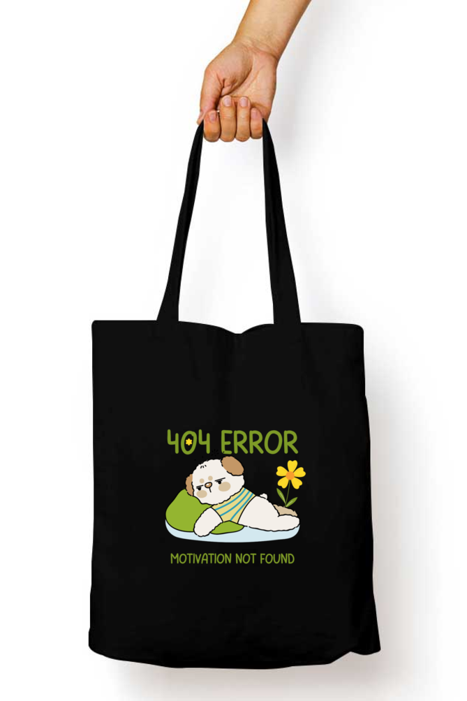 Cute Tote Zipper Bag - Motivation Not Found – Custom from Glamlittles