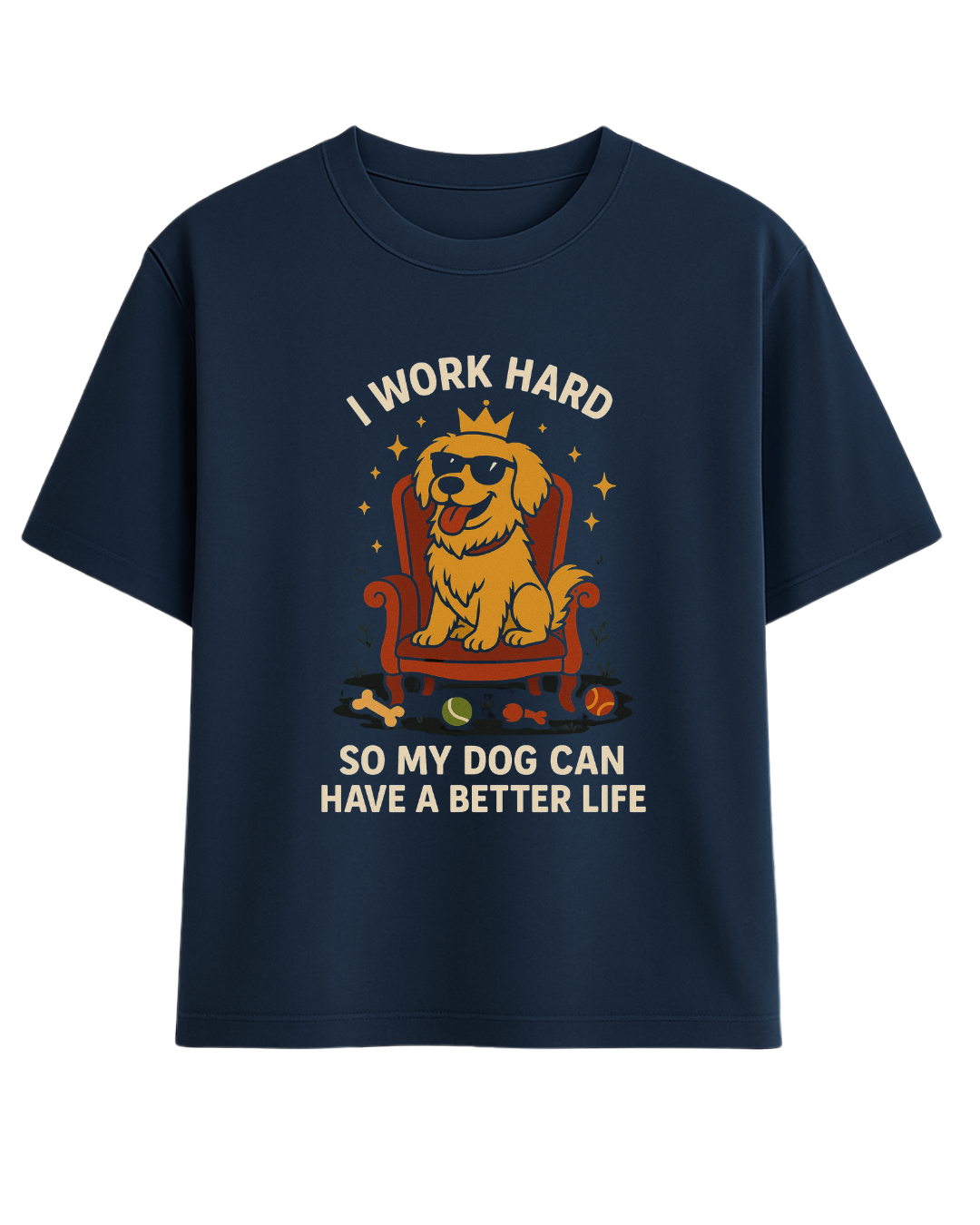 Funny Dog Lover Oversized T-Shirt – Custom from Glamlittles
