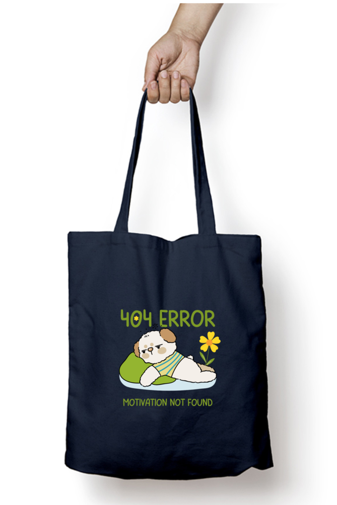 Cute Tote Zipper Bag - Motivation Not Found – Custom from Glamlittles