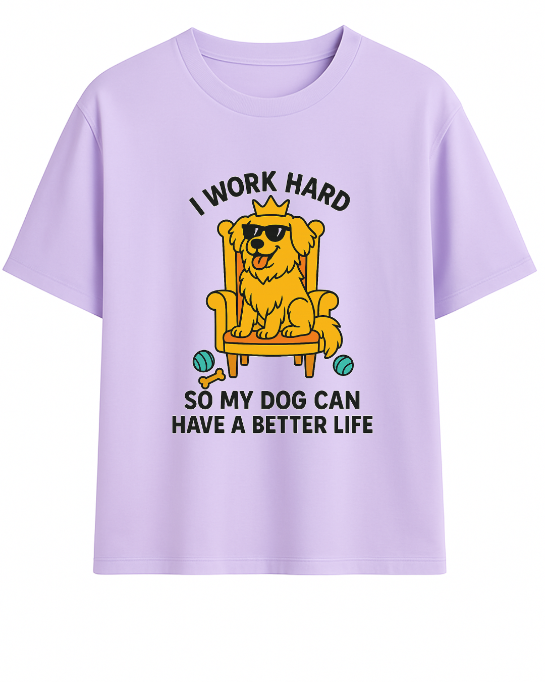 Funny Dog Lover Oversized T-Shirt – Custom from Glamlittles