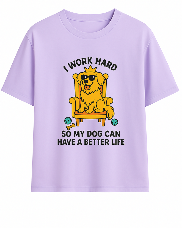 Funny Dog Lover Oversized T-Shirt – Custom from Glamlittles