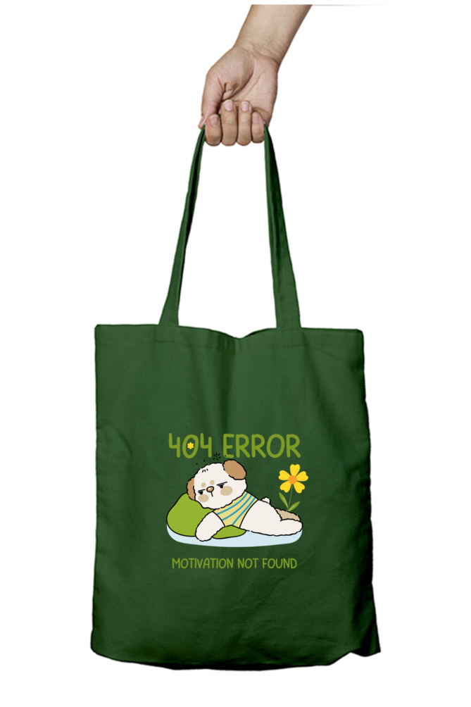 Cute Tote Zipper Bag - Motivation Not Found – Custom from Glamlittles