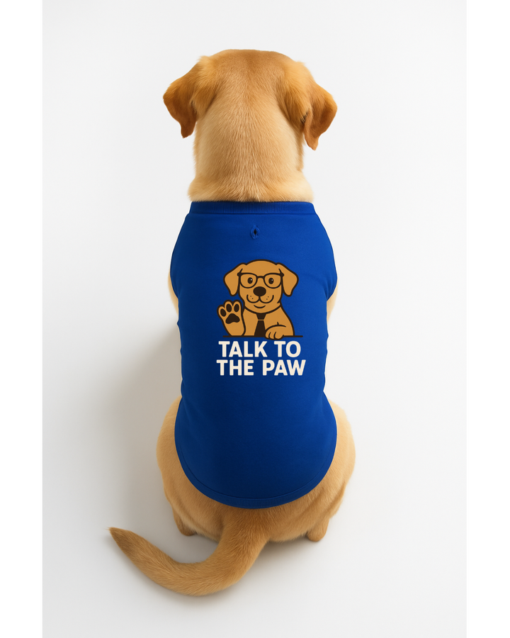 Talk to the Paw – Sassy Dog T-Shirt 🐾😎