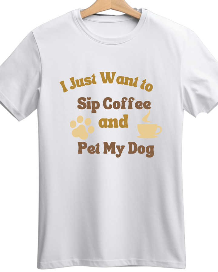 Coffee and Pet T-shirt - Glamlittles