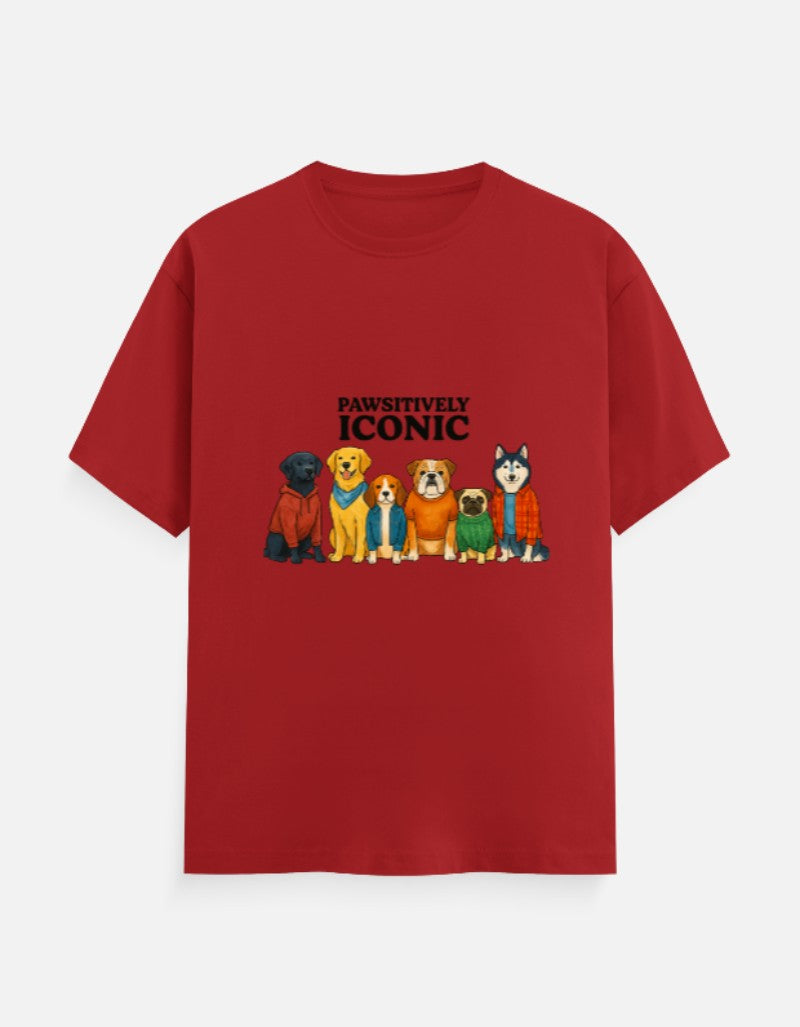 Pawsitively Iconic™ Personalized Dog Crew T-Shirt – Custom from Glamlittles