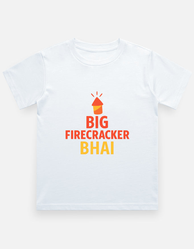 Little Sparkler Behen & Big Firecracker Bhai – Diwali Sibling T-Shirt Set