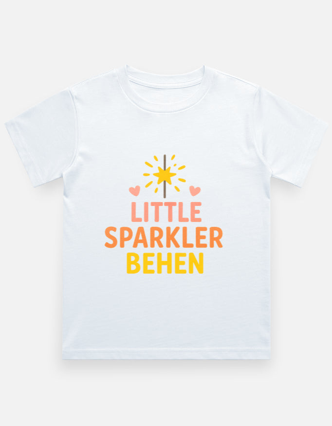 Little Sparkler Behen & Big Firecracker Bhai – Diwali Sibling T-Shirt Set