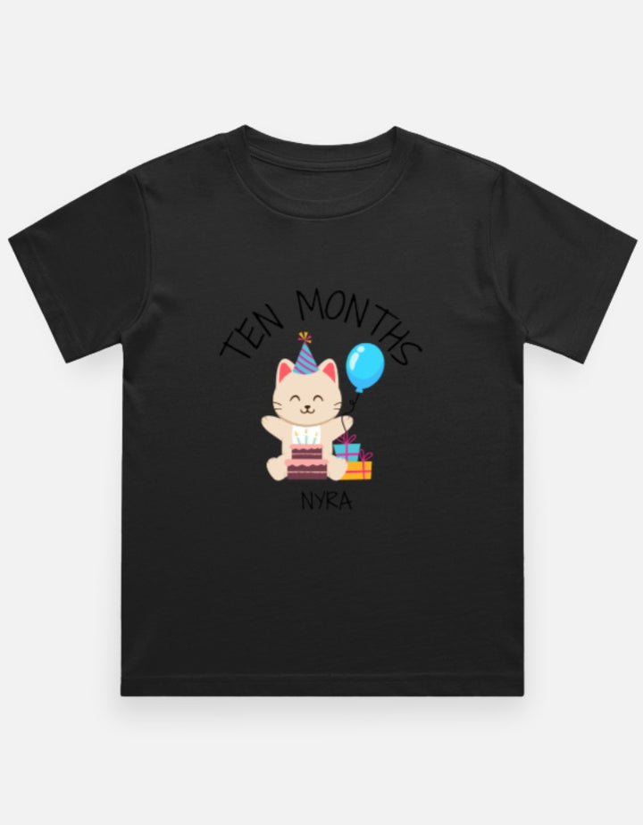 Baby 10 Month Milestone T-Shirt - Personalized Journey Tee – Custom from Glamlittles