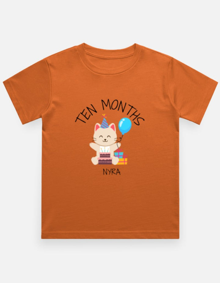 Baby 10 Month Milestone T-Shirt - Personalized Journey Tee – Custom from Glamlittles