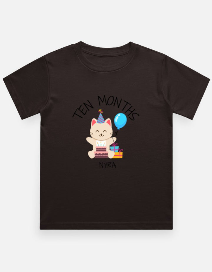 Baby 10 Month Milestone T-Shirt - Personalized Journey Tee – Custom from Glamlittles
