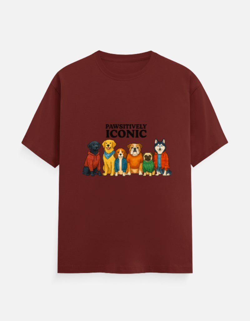 Pawsitively Iconic™ Personalized Dog Crew T-Shirt – Custom from Glamlittles