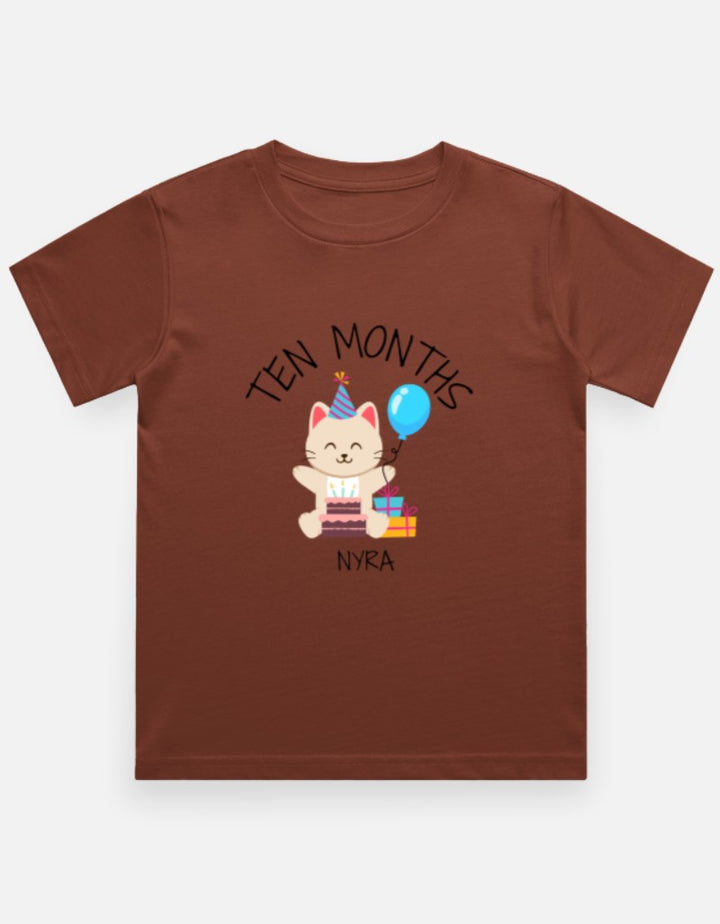 Baby 10 Month Milestone T-Shirt - Personalized Journey Tee – Custom from Glamlittles