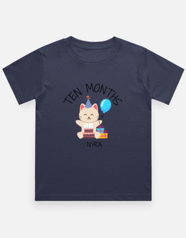 Baby 10 Month Milestone T-Shirt - Personalized Journey Tee – Custom from Glamlittles