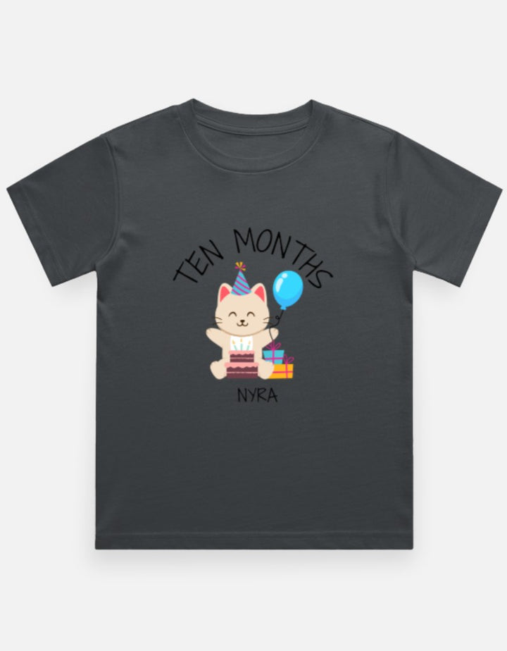 Baby 10 Month Milestone T-Shirt - Personalized Journey Tee – Custom from Glamlittles