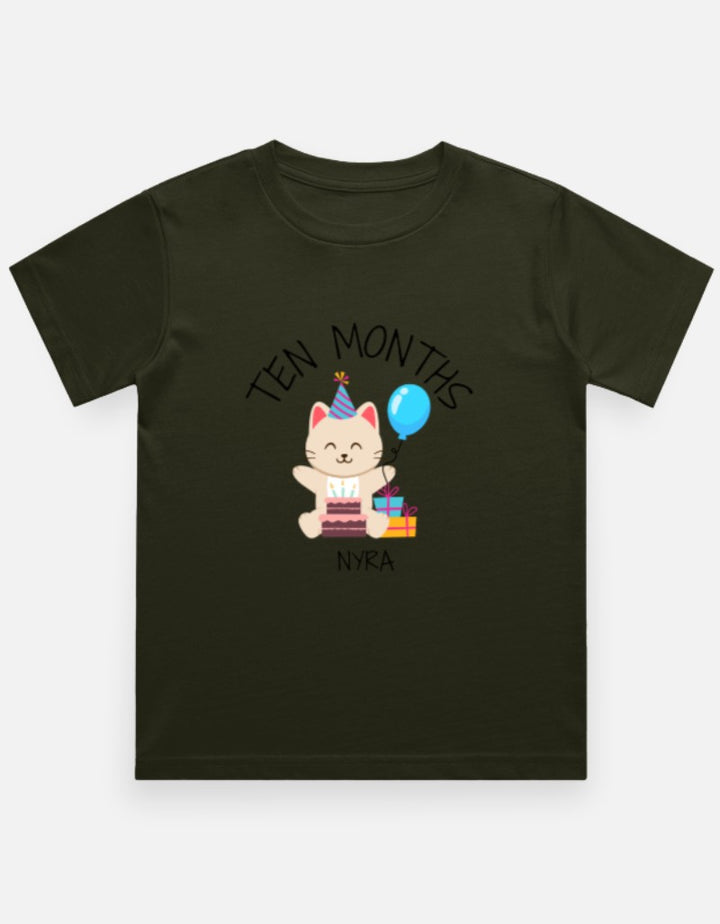 Baby 10 Month Milestone T-Shirt - Personalized Journey Tee – Custom from Glamlittles