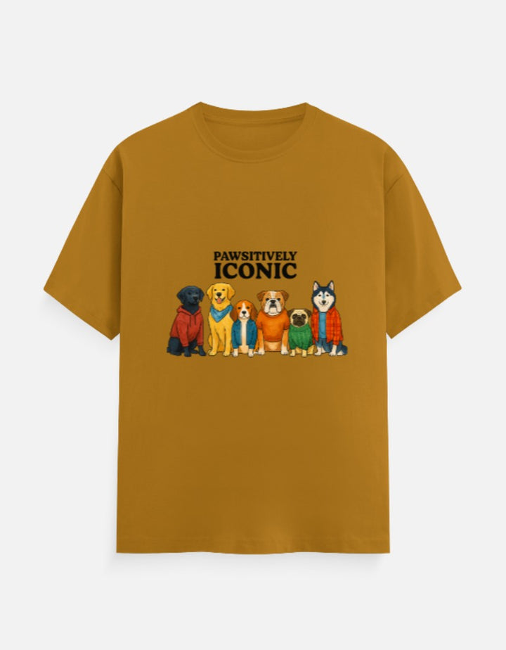Pawsitively Iconic™ Personalized Dog Crew T-Shirt – Custom from Glamlittles