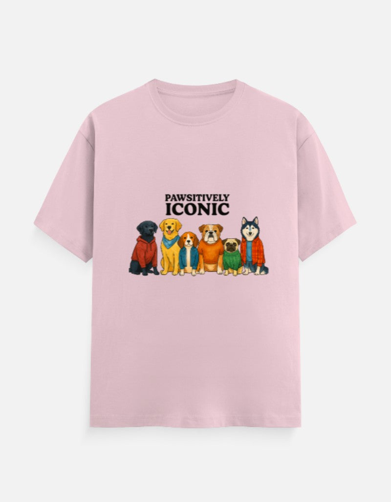 Pawsitively Iconic™ Personalized Dog Crew T-Shirt – Custom from Glamlittles