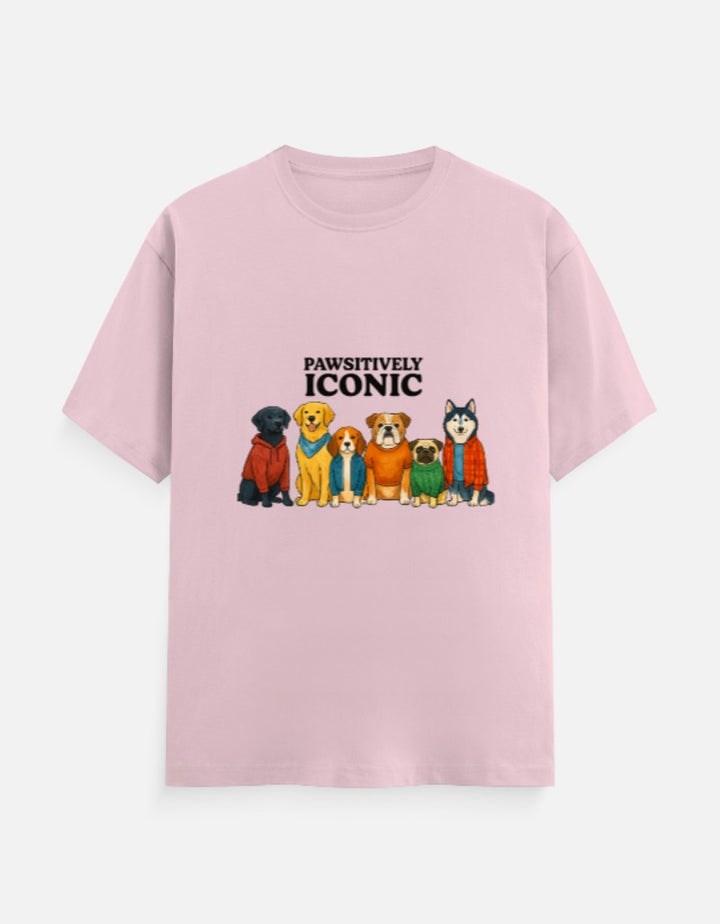 Pawsitively Iconic™ Personalized Dog Crew T-Shirt – Custom from Glamlittles