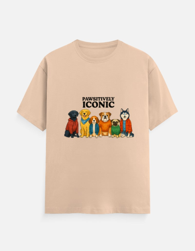 Pawsitively Iconic™ Personalized Dog Crew T-Shirt – Custom from Glamlittles
