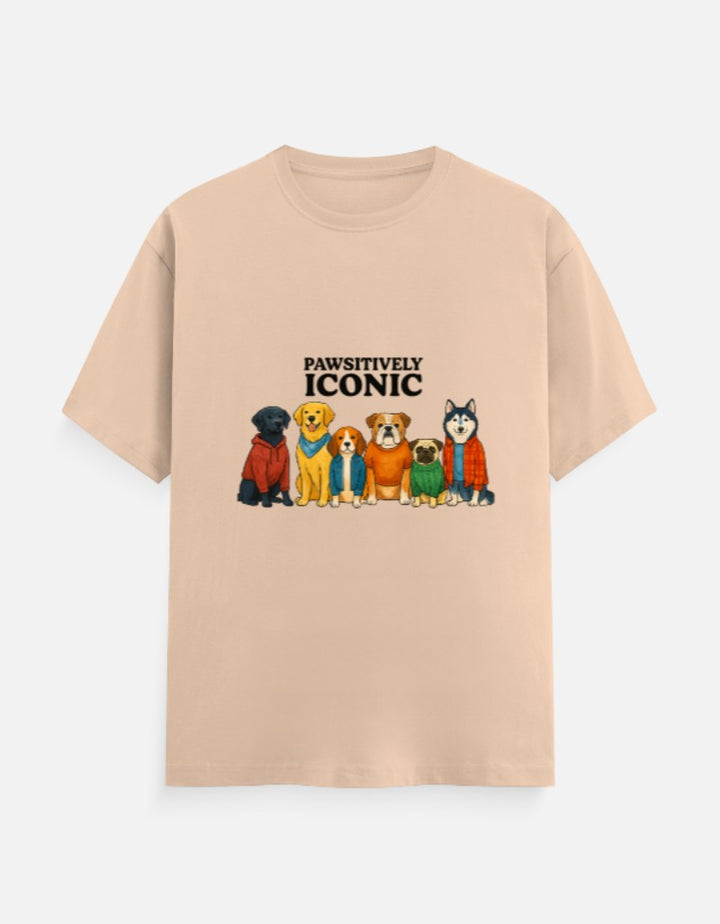 Pawsitively Iconic™ Personalized Dog Crew T-Shirt – Custom from Glamlittles