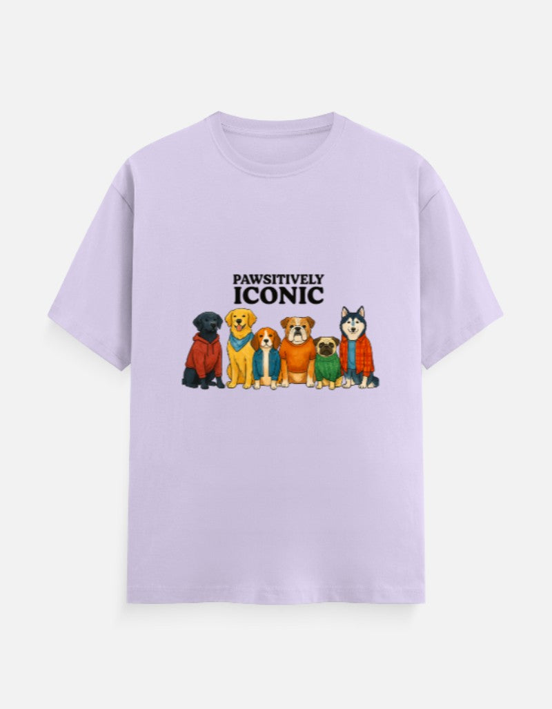 Pawsitively Iconic™ Personalized Dog Crew T-Shirt – Custom from Glamlittles