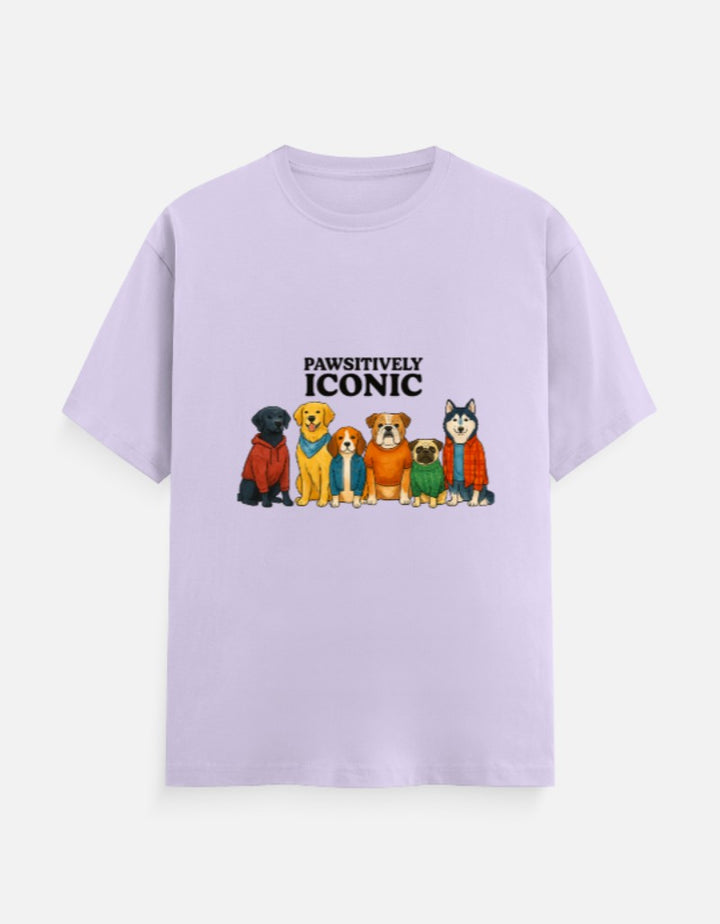 Pawsitively Iconic™ Personalized Dog Crew T-Shirt – Custom from Glamlittles