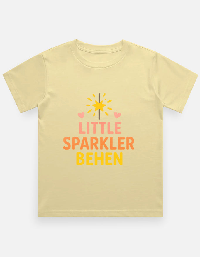 Little Sparkler Behen & Big Firecracker Bhai – Diwali Sibling T-Shirt Set