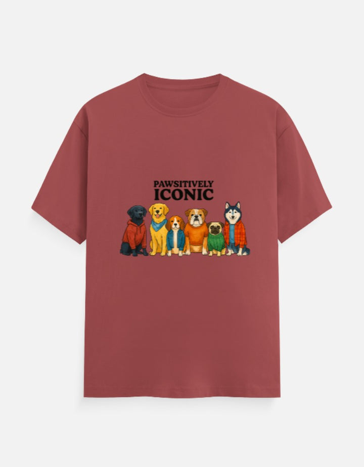 Pawsitively Iconic™ Personalized Dog Crew T-Shirt – Custom from Glamlittles