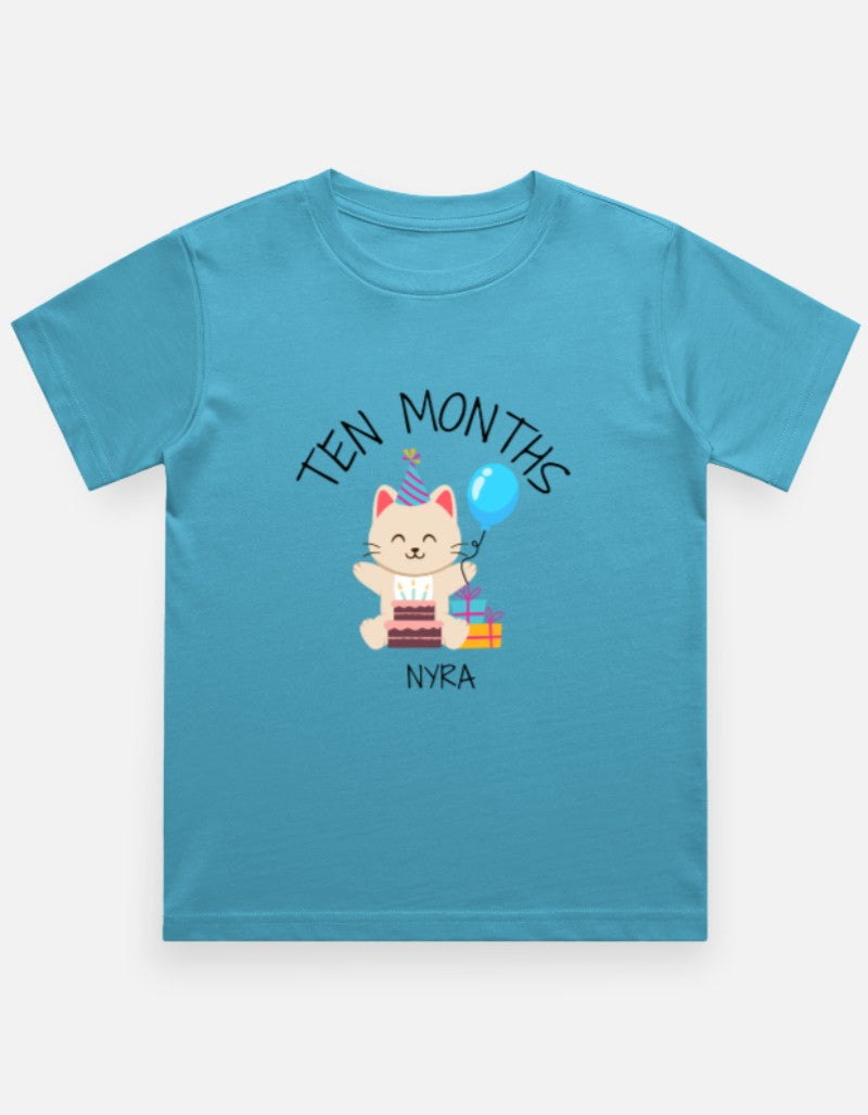 Baby 10 Month Milestone T-Shirt - Personalized Journey Tee – Custom from Glamlittles