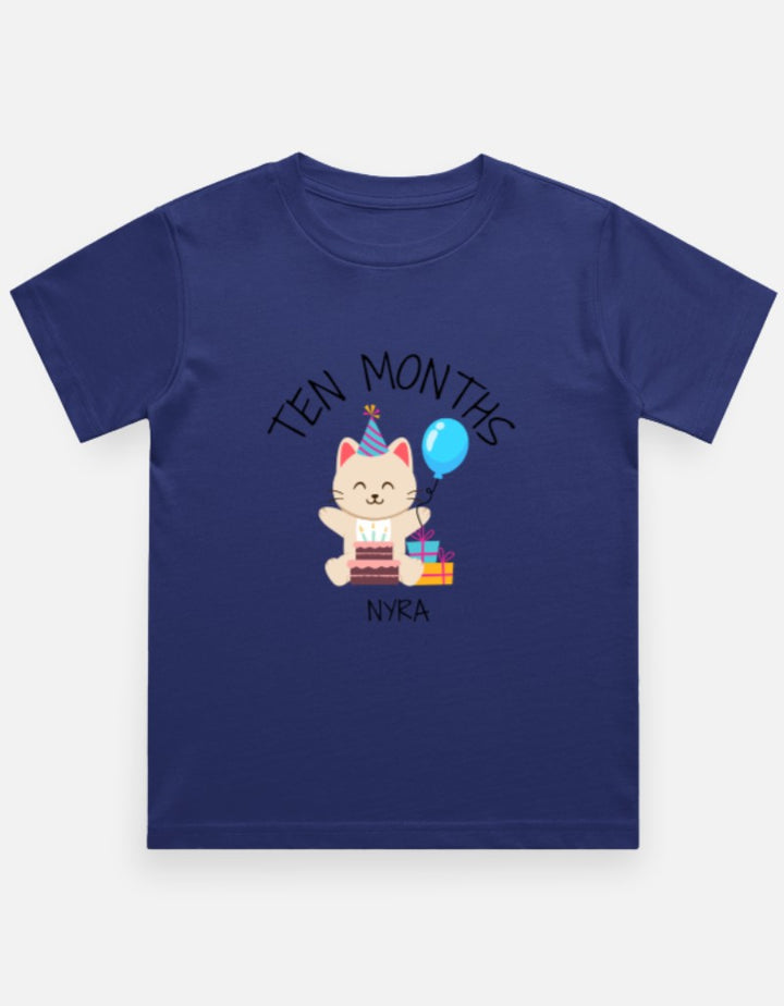 Baby 10 Month Milestone T-Shirt - Personalized Journey Tee – Custom from Glamlittles