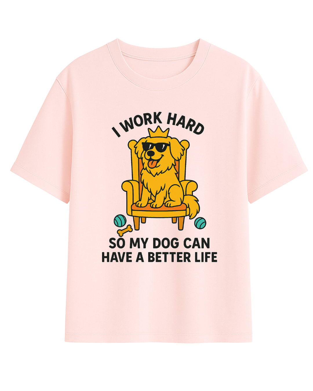 Funny Dog Lover Oversized T-Shirt – Custom from Glamlittles