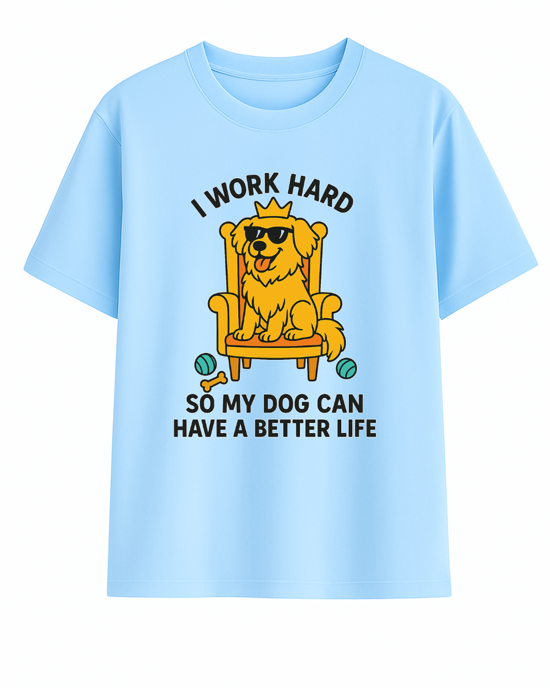 Funny Dog Lover Oversized T-Shirt – Custom from Glamlittles